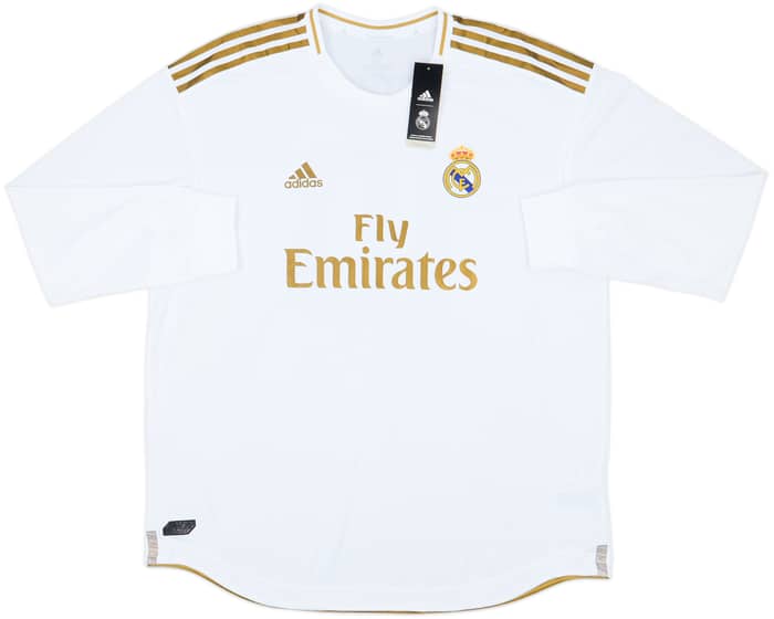 2019-20 Real Madrid Authentic Home L/S Shirt Modric #10 (XXL)