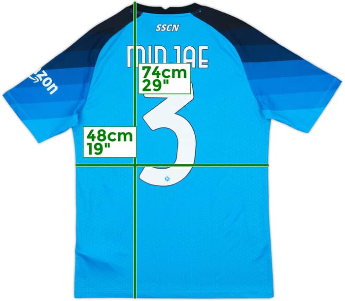 2022-23 Napoli Authentic Home Shirt Min Jae #3 (M)