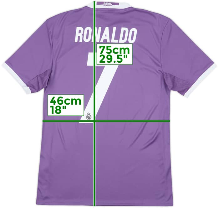 2016-17 Real Madrid Away Shirt Ronaldo #7 (S)