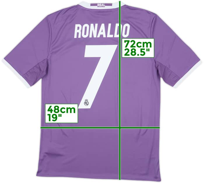 2016-17 Real Madrid Away Shirt Ronaldo #7 (XL.Boys)