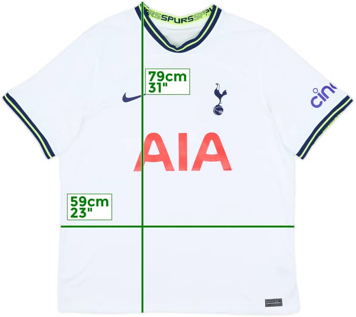 2022-23 Tottenham Home Shirt - 5/10 - (XL)
