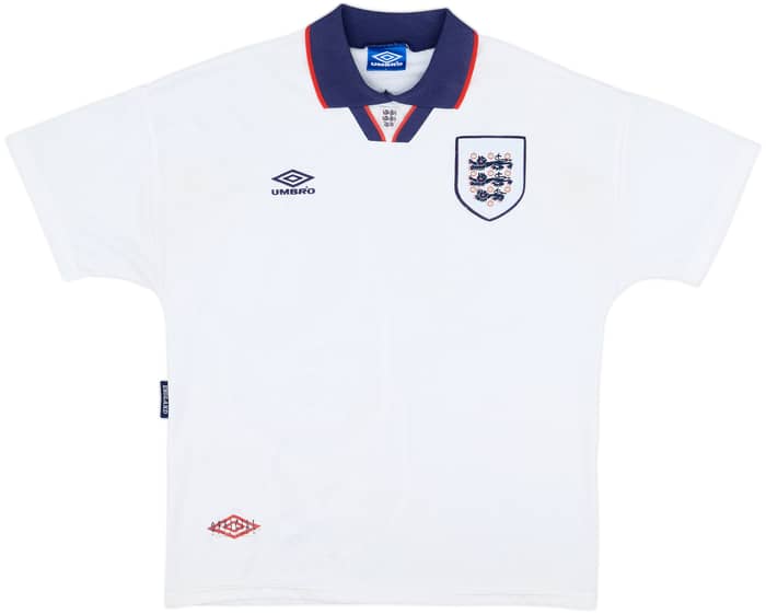 1993-95 England Home Shirt - 5/10 - (L)