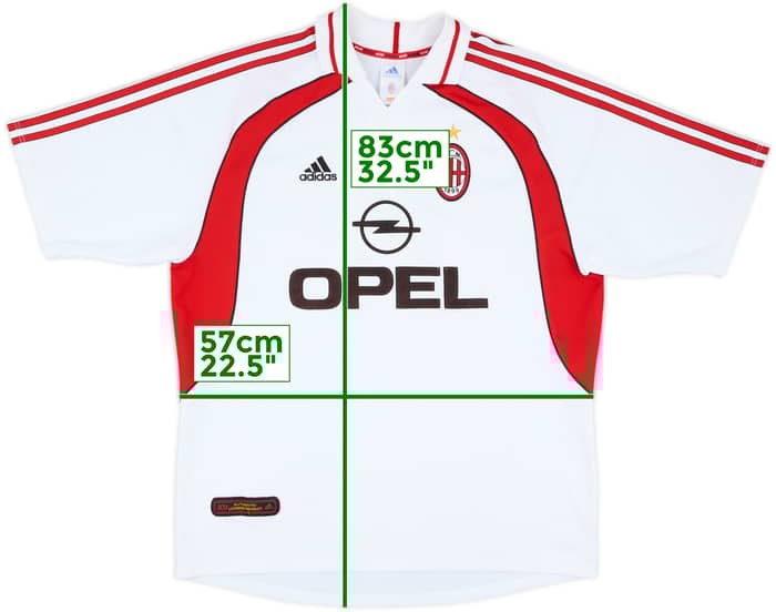 2000-02 AC Milan Away Shirt #17 - 6/10 - (XL)