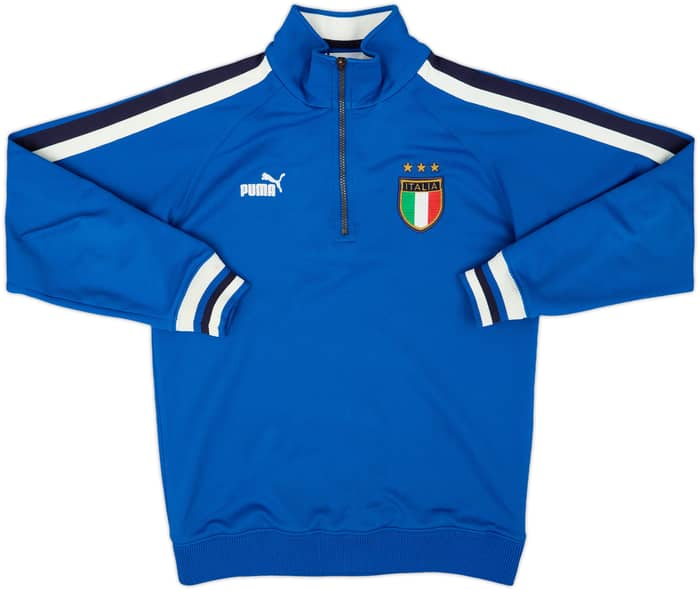 2003-04 Italy Puma 1/4 Zip Sweat Top - 6/10 - (S)