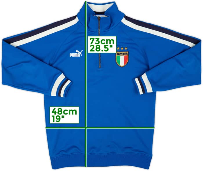 2003-04 Italy Puma 1/4 Zip Sweat Top - 6/10 - (S)