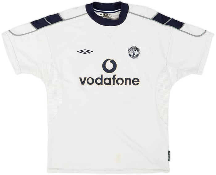 2000-01 Manchester United Away Shirt - 5/10 - (L.Boys)