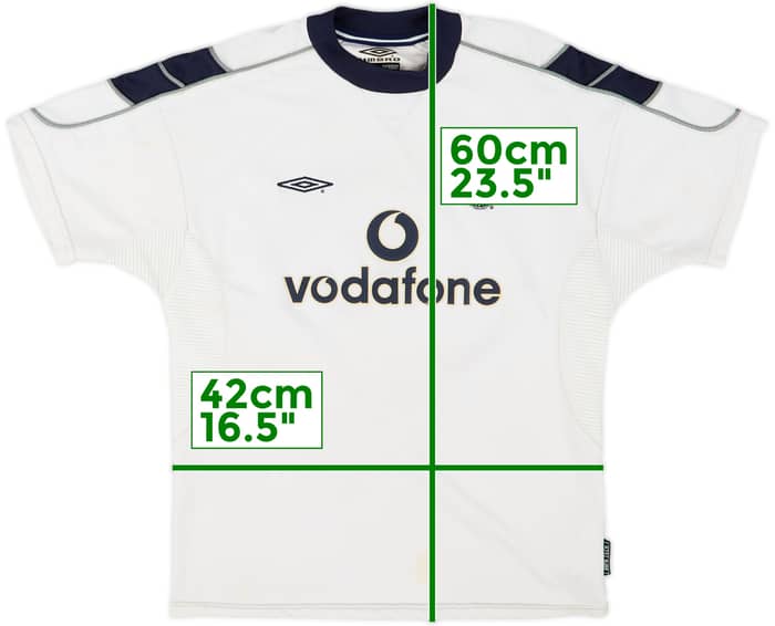 2000-01 Manchester United Away Shirt - 5/10 - (L.Boys)