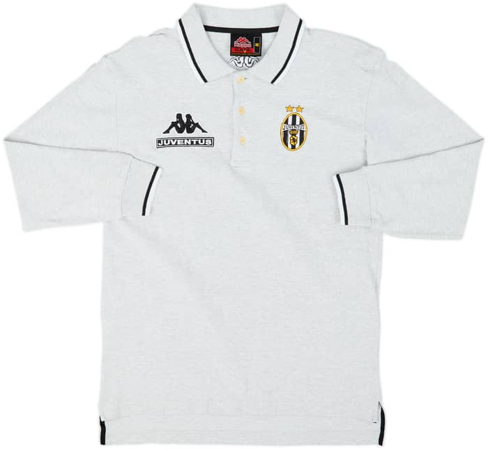 1999-00 Juventus Kappa Polo L/S Shirt - 10/10 - (M)