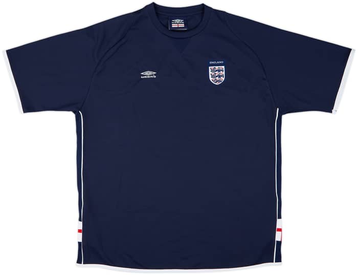 2000-01 England Umbro Training Shirt - 9/10 - (XL)
