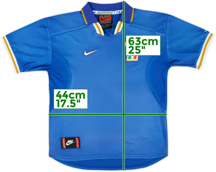 1996-97 Italy Home Shirt - 4/10 - (XL.Boys)