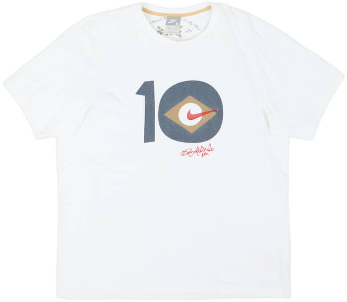 2007-08 Nike 'R10 Ronaldinho' Graphic Tee - 8/10 - (M)
