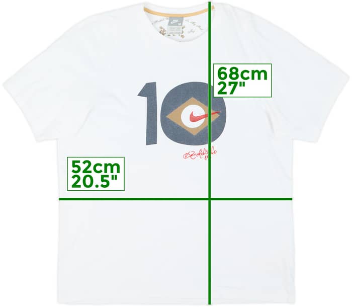 2007-08 Nike 'R10 Ronaldinho' Graphic Tee - 8/10 - (M)
