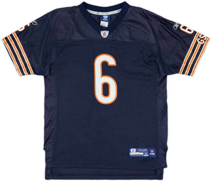 2009-11 Chicago Bears Cutler #6 Reebok On Field Home Jersey - 8/10 - (XL.Boys)