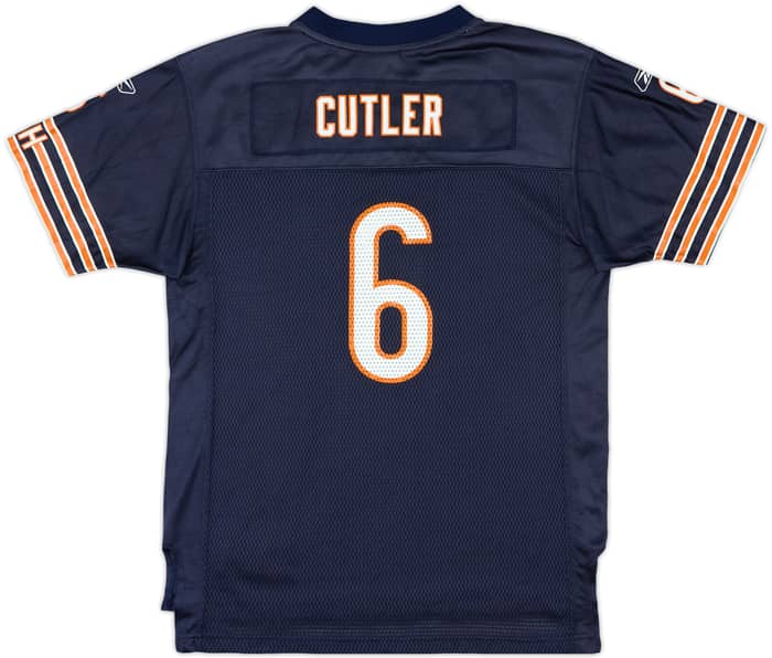 2009-11 Chicago Bears Cutler #6 Reebok On Field Home Jersey - 8/10 - (XL.Boys)