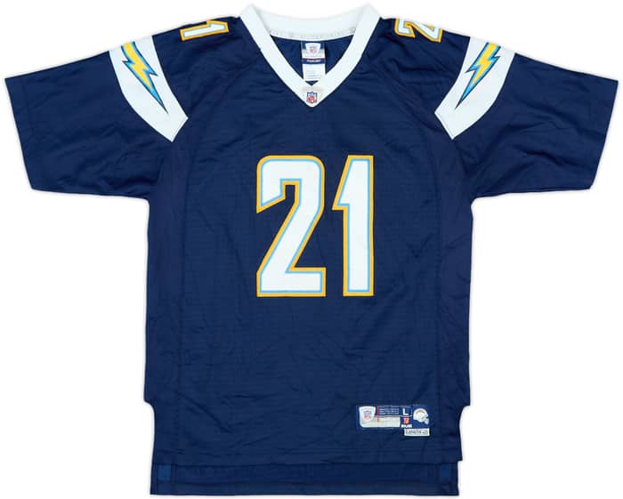 2007 San Diego Chargers Tomlinson #21 Reebok Premier Home Jersey - 6/10 - (L.Boys)