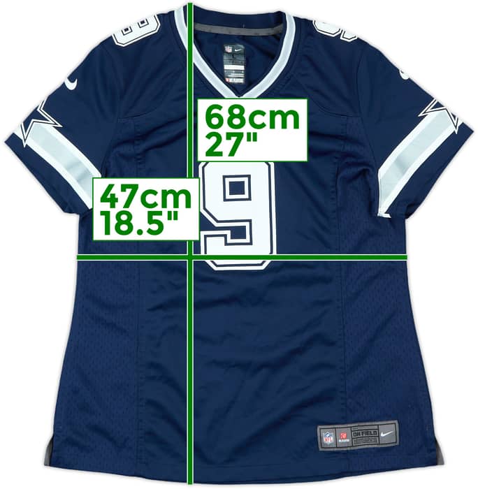 2012-16 Dallas Cowboys Romo #9 Nike Game Home Jersey Womens - 6/10 - (L)