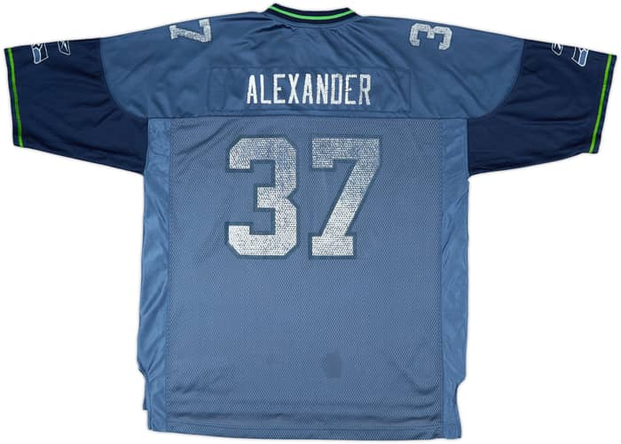 2005-06 Seattle Seahawks Alexander #37 Reebok On Field Home Jersey - 4/10 - (XL)