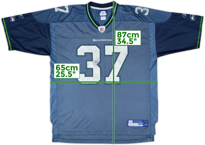 2005-06 Seattle Seahawks Alexander #37 Reebok On Field Home Jersey - 4/10 - (XL)