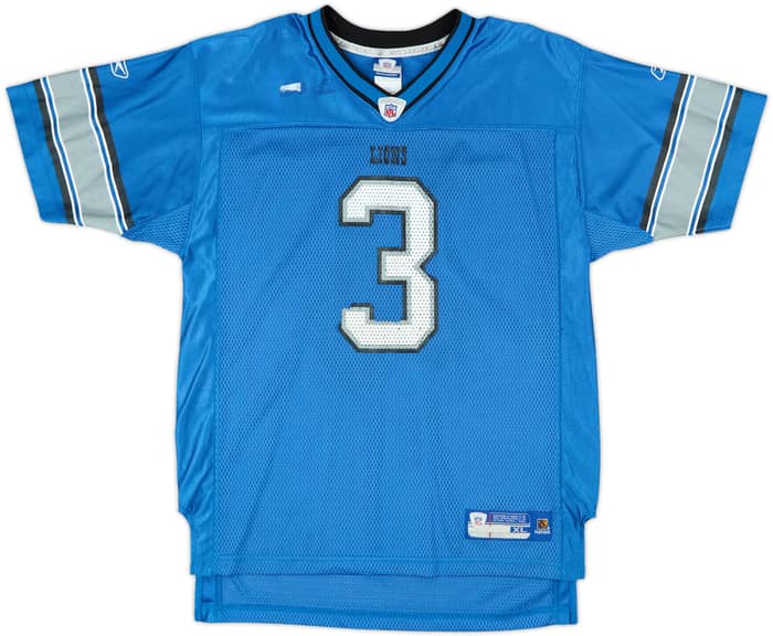 2005 Detroit Lions Harrington #3 Reebok On Field Home Jersey - 5/10 - (XL.Boys)