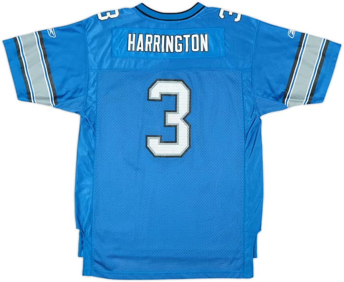 2005 Detroit Lions Harrington #3 Reebok On Field Home Jersey - 5/10 - (XL.Boys)