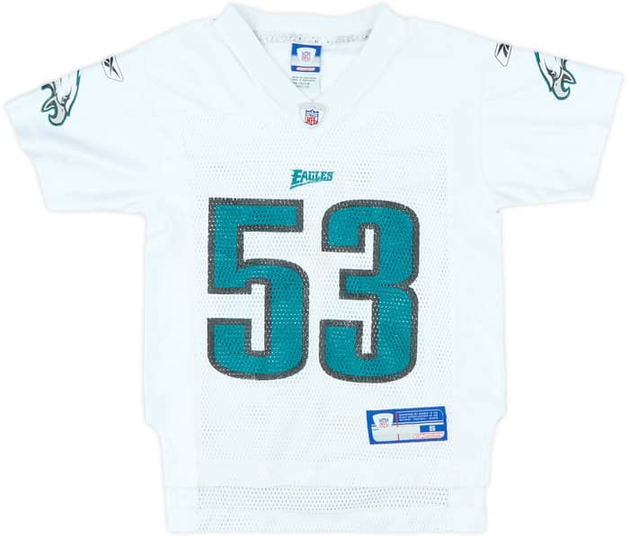 2002 Philadelphia Eagles H.Douglas #53 Reebok On Field Away Jersey - 7/10 - (S.Boys)