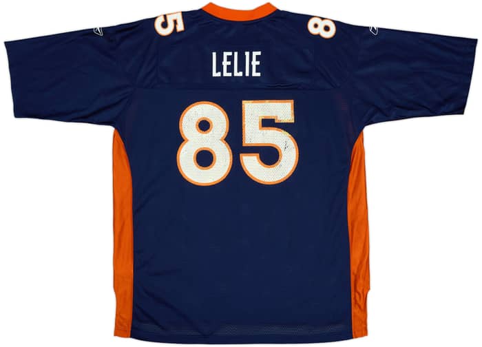 2002-04 Denver Broncos Lelie #85 Reebok On Field Home Jersey - 6/10 - (XL)