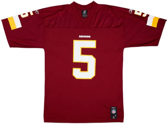 2010 Washington Redskins McNabb #5 Reebok Replica Home Jersey - 9/10 - (L)