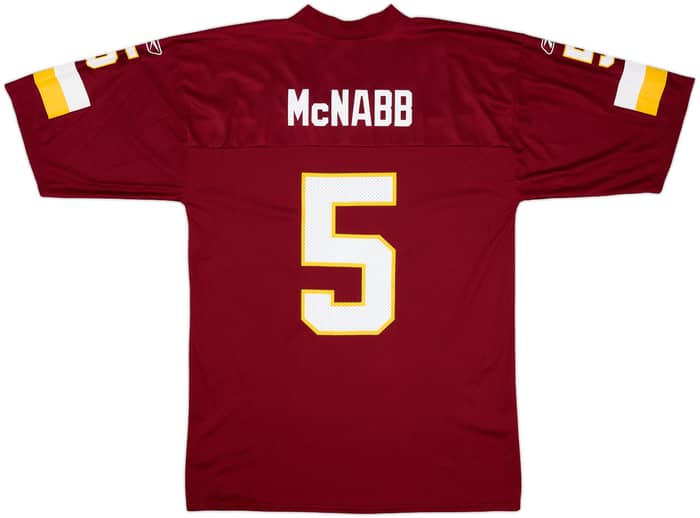 2010 Washington Redskins McNabb #5 Reebok Replica Home Jersey - 9/10 - (L)