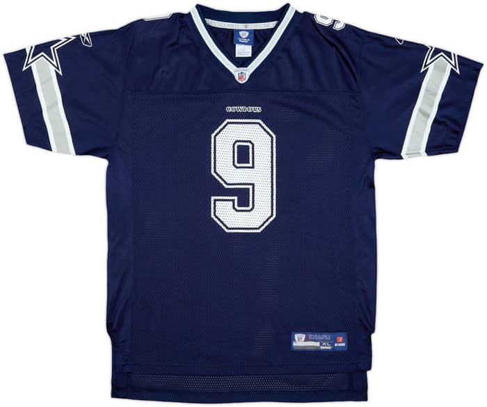 2008-11 Dallas Cowboys Romo #9 Reebok On Field Home Jersey - 8/10 - (XL.Boys)