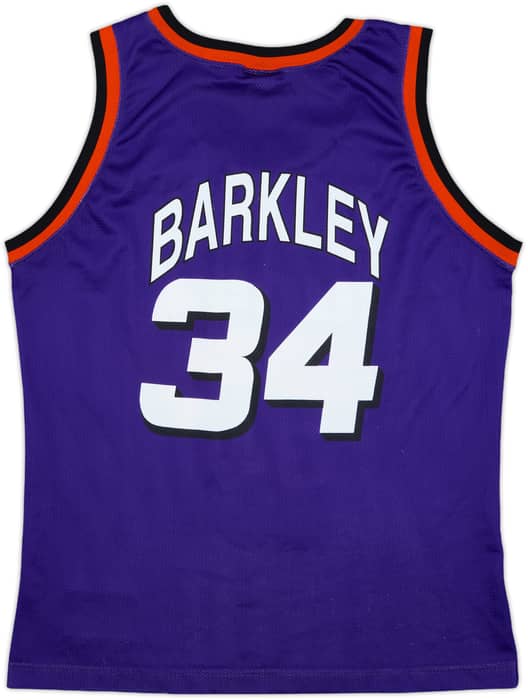 1992-96 Phoenix Suns Barkley #34 Champion Away Jersey - 7/10 - (M)