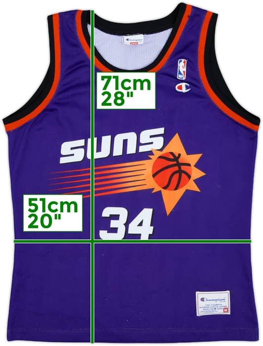 1992-96 Phoenix Suns Barkley #34 Champion Away Jersey - 7/10 - (M)