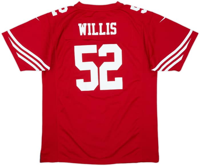 2012-14 San Francisco 49ers Willis #52 Nike Game Home Jersey - 6/10 - (XL.Boys)
