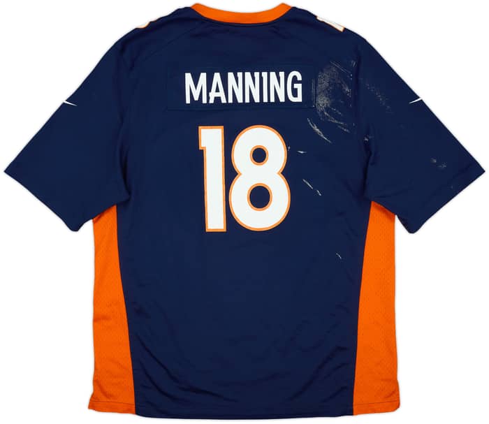 2013-15 Denver Broncos Manning #18 Nike Game Alternate Jersey - 4/10 - (XXL)