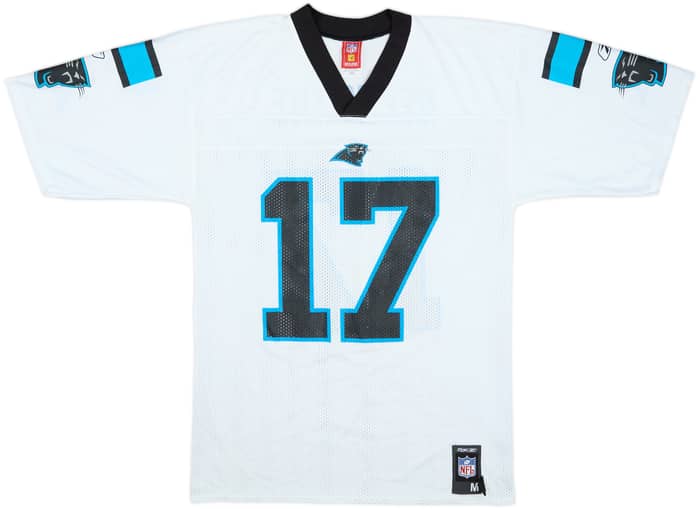 2007 Carolina Panthers Delhomme #17 Reebok Replica Away Jersey - 9/10 - (M)