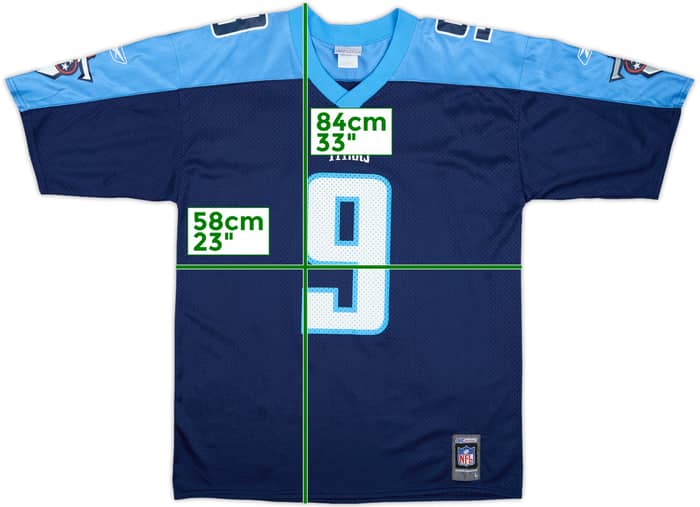 2001 Tennessee Titans McNair #9 Reebok Home Jersey - 9/10 - (L)