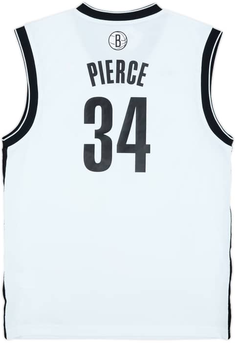 2013-14 Brooklyn Nets Pierce #34 adidas Home Jersey (M)