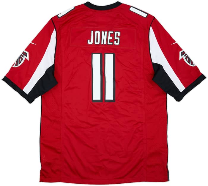 2012-16 Atlanta Falcons Jones #11 Nike Game Home Jersey - 6/10 - (L)