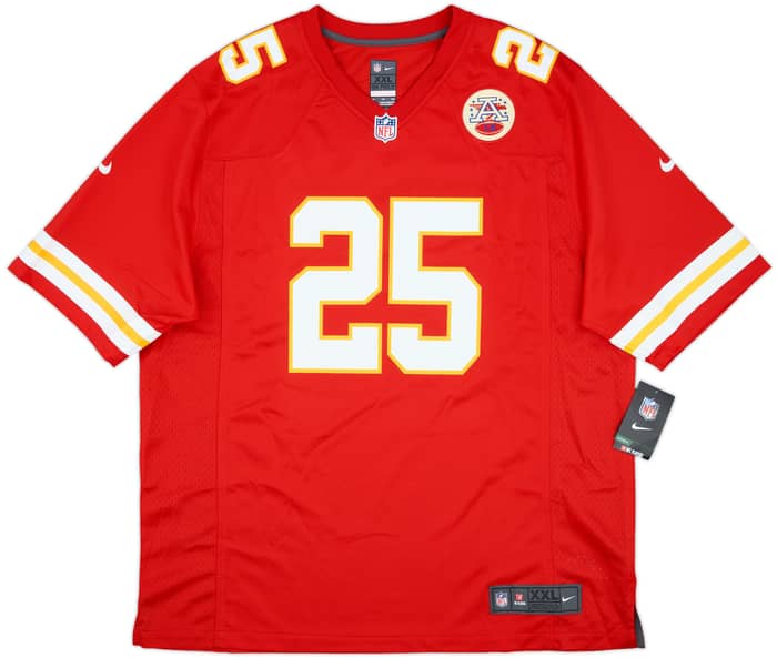 2012-16 Kansas City Chiefs Charles #25 Nike Game Home Jersey (XXL)