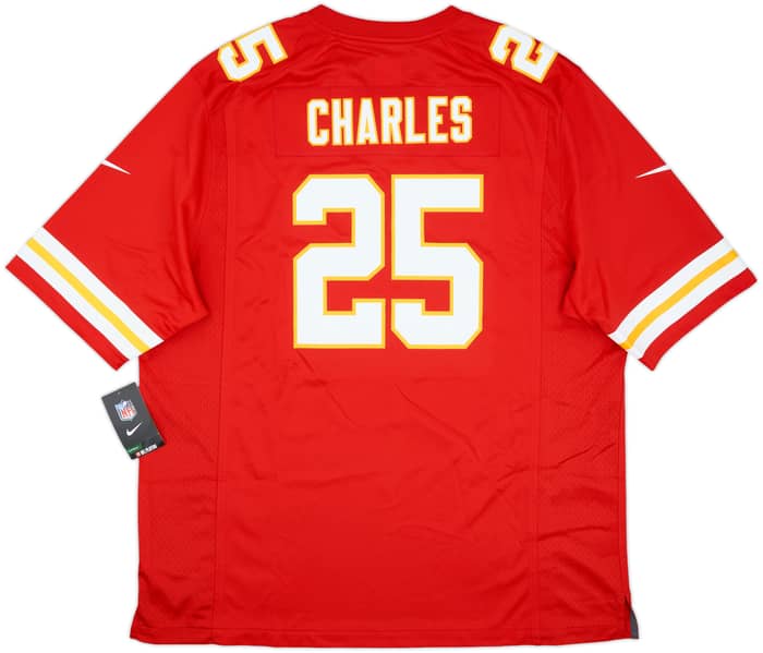 2012-16 Kansas City Chiefs Charles #25 Nike Game Home Jersey (XXL)