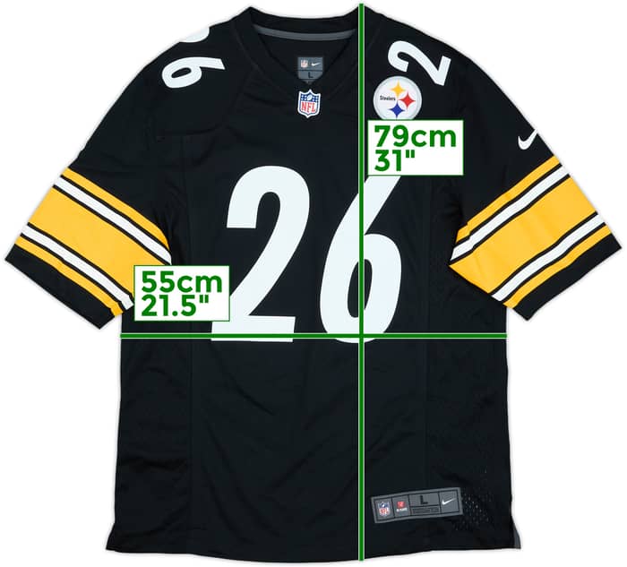2013-18 Pittsburgh Steelers Bell #26 Nike Game Home Jersey - 5/10 - (L)