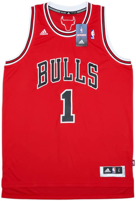 2010-14 Chicago Bulls Rose #1 adidas Swingman Away Jersey (L)