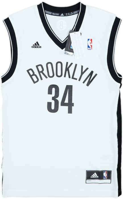 2013-14 Brooklyn Nets Pierce #34 adidas Home Jersey (XS)