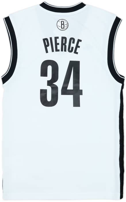 2013-14 Brooklyn Nets Pierce #34 adidas Home Jersey (XS)