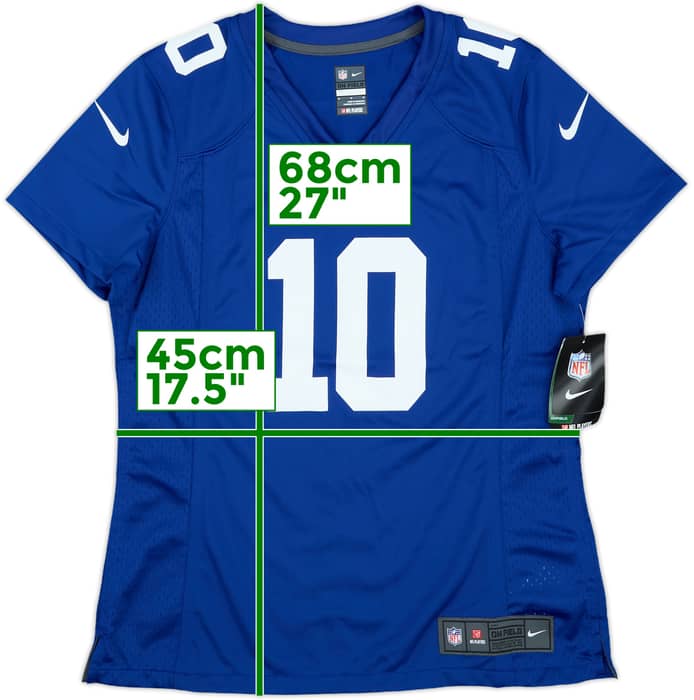 2012-19 New York Giants Manning #10 Nike Game Home Jersey Womens (M)