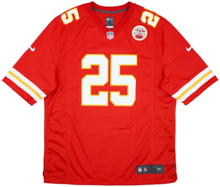 2012-16 Kansas City Chiefs Charles #25 Nike Game Home Jersey - 10/10 - (XL)