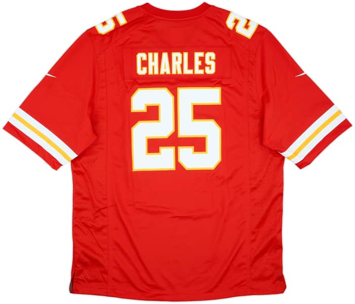 2012-16 Kansas City Chiefs Charles #25 Nike Game Home Jersey - 10/10 - (XL)