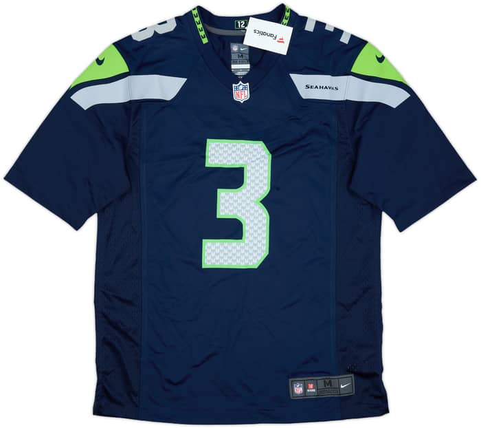 2012-21 Seattle Seahawks Wilson #3 Nike Game Home Jersey (M)