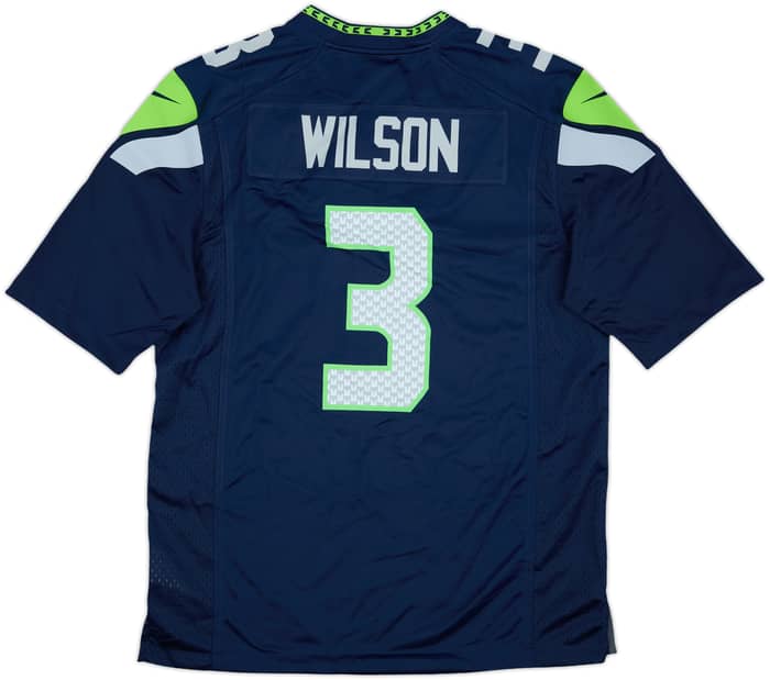 2012-21 Seattle Seahawks Wilson #3 Nike Game Home Jersey (M)