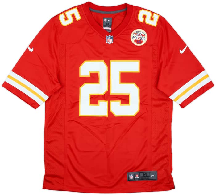 2012-16 Kansas City Chiefs Charles #25 Nike Game Home Jersey - 6/10 - (M)