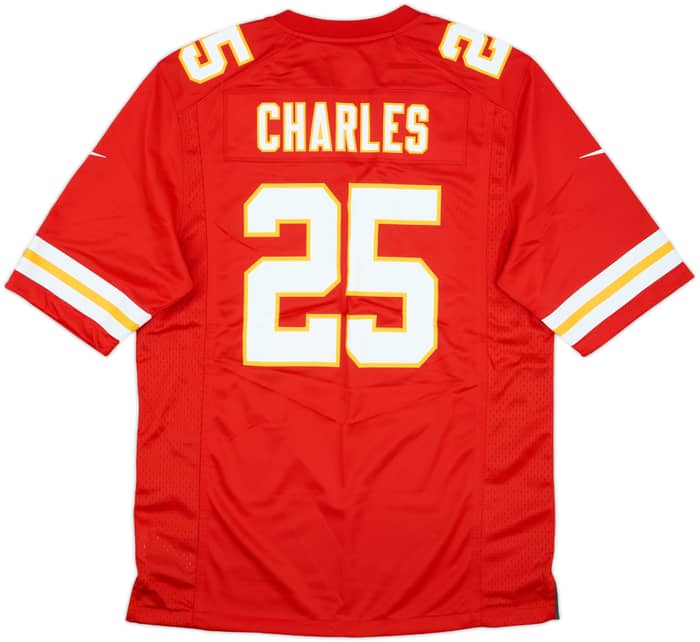 2012-16 Kansas City Chiefs Charles #25 Nike Game Home Jersey - 6/10 - (M)